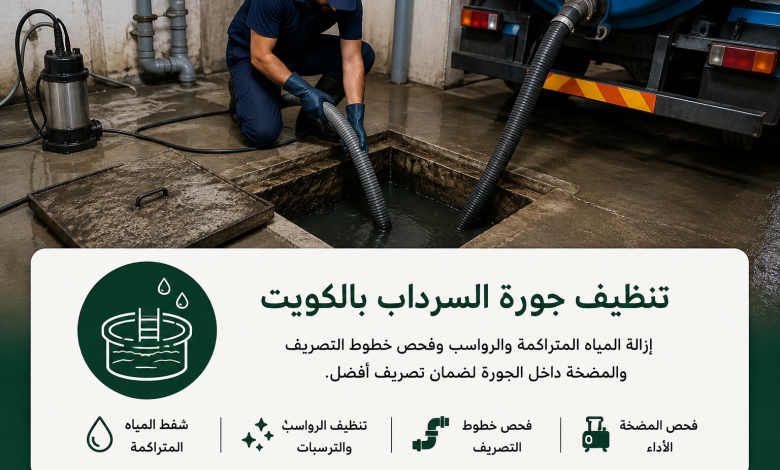 تنظيف جورة السرداب بالكويت