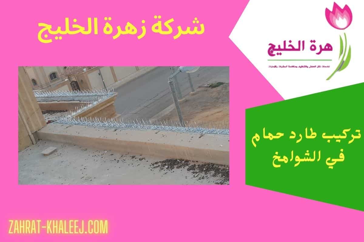 تركيب طارد حمام في الشوامخ