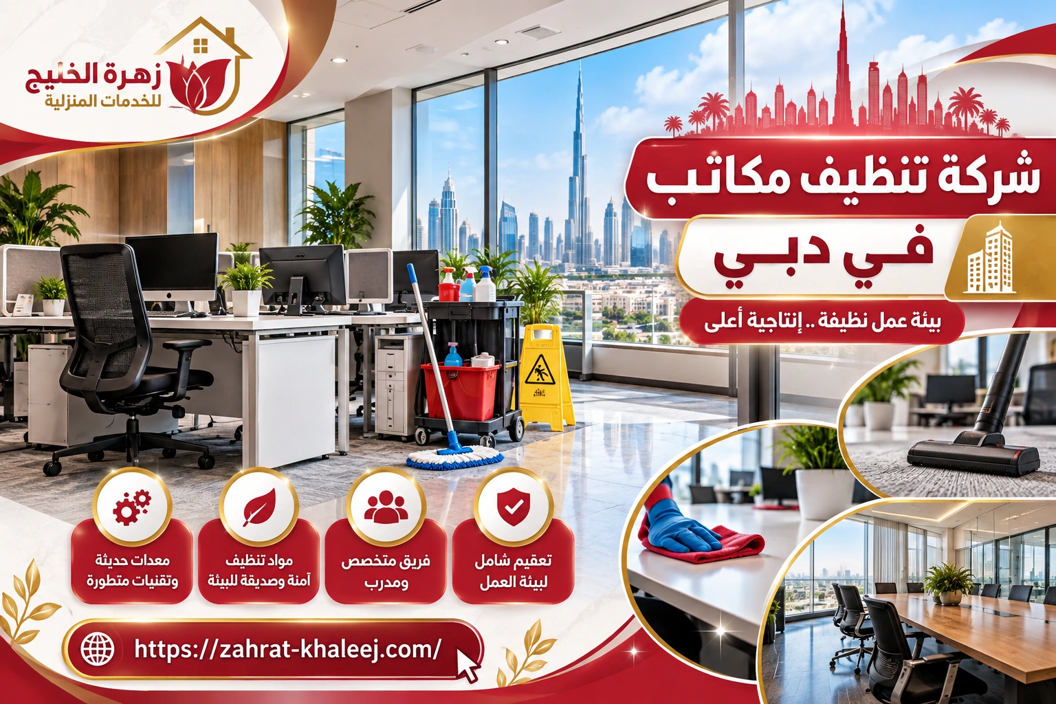 شركة تنظيف مكاتب في دبي